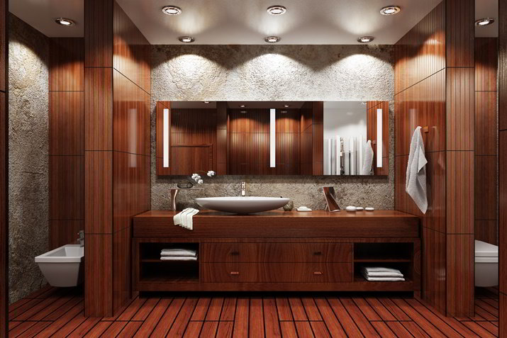 Bathroom - Hardwood