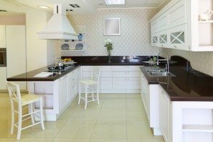 Kitchens are a classic space perfect for tile flooring installation.
